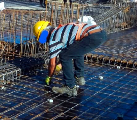 Evaluarea ergonomică a unei activități de armare în construcții
