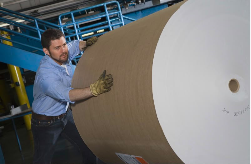 Analiza ergonomică a manipulării unei role industriale de hârtie